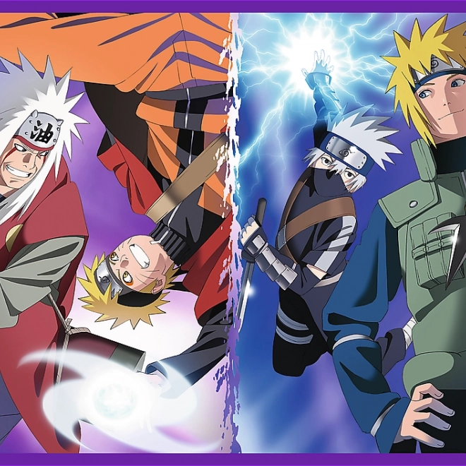 Trefl Puzzle Naruto Shippuden: Aventurile lui Naruto Uzumaki 4x250 piese