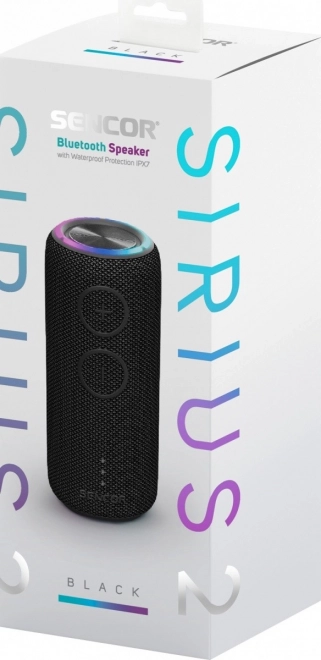 Boxă Bluetooth Wireless Sencor Sirius 2 cu iluminare LED și funcție TWS