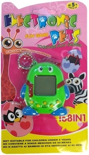 Animăluț Electronic Tamagotchi cu Fundă Verde