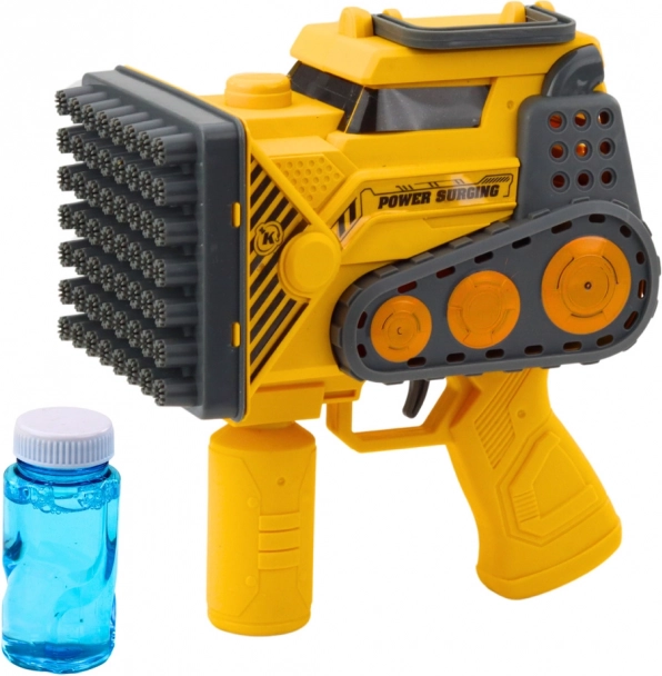 Pistolă de construit cu 56 de orificii pentru bule galbenă