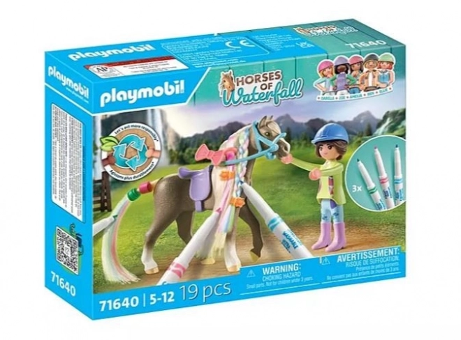 Set creativ cu cai Horses de la Playmobil