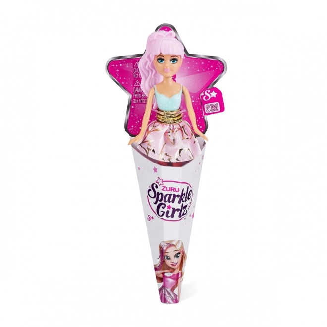 Păpușă Mini Sparkle Girlz 10 cm în set cartonat 24 bucăți