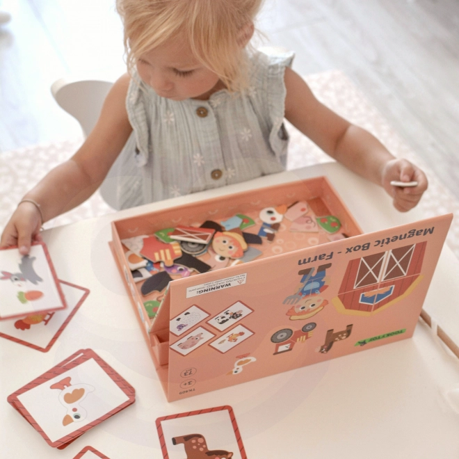 Puzzle Magnetic de Fermă Tooky Toy