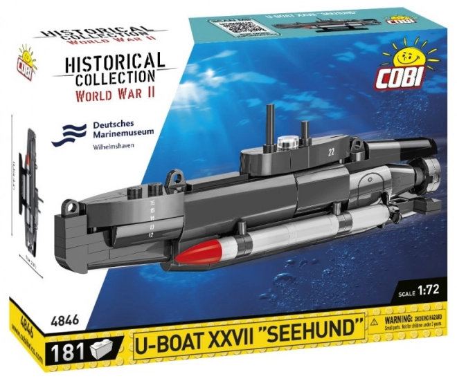 Submarin miniatura Cobi U-Boot XXVII Seehund