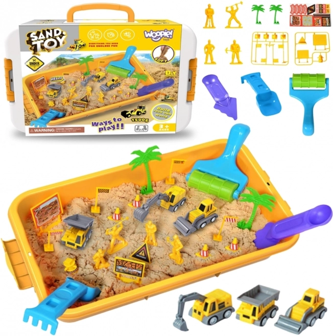 Nisip kinetic Set de construcții XXL Woopie