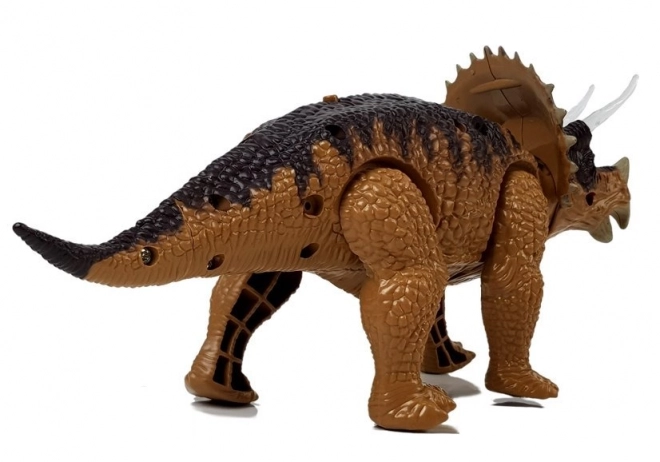 Dinozaur Triceratops pe baterii