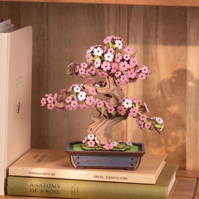 Robotime puzzle 3D din lemn bonsai sakura