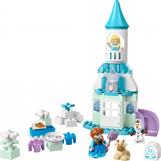LEGO Duplo Disney Regatul de Gheata Anna, Elsa și sărbătoarea la castel