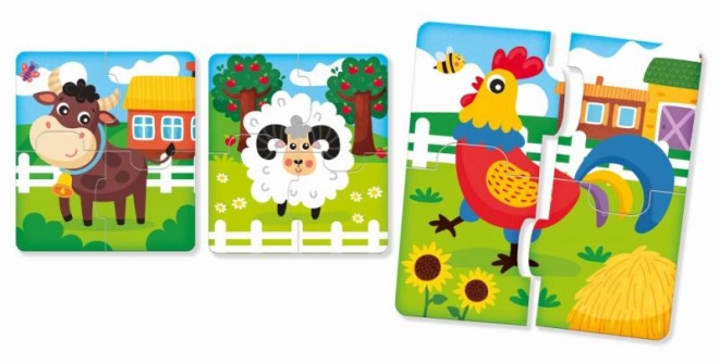 Puzzle-uri simple și colorate