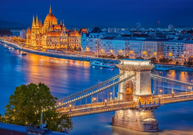 Puzzle 500 de piese Budapesta de Noapte