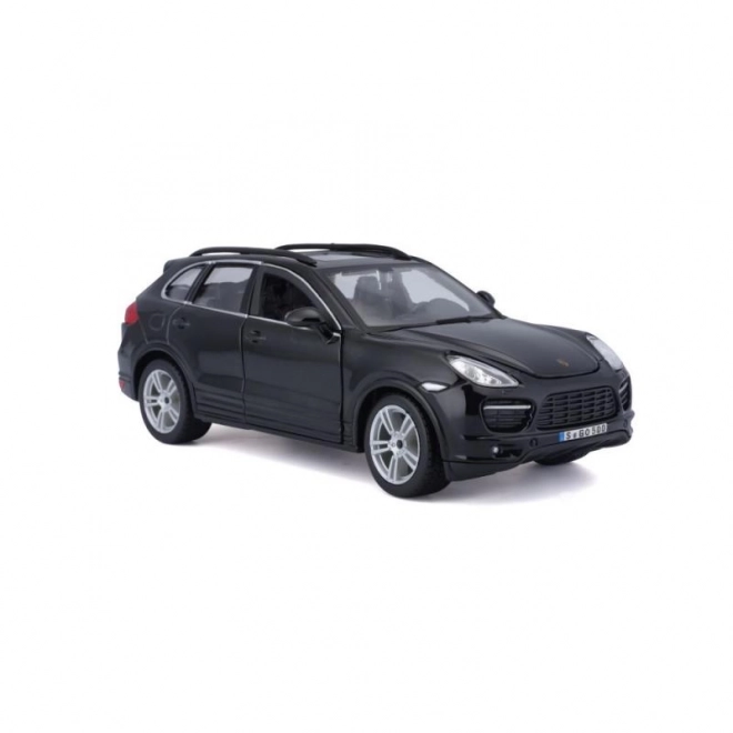 Model metalic Porsche Cayenne Turbo negru la scară 1/24