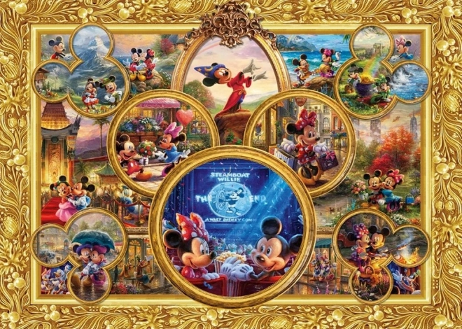 Puzzle colaj Mickey și Minnie 2000 piese