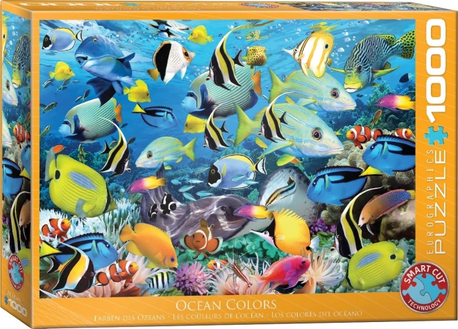 Puzzle Culorile Oceanului 1000 de Piese