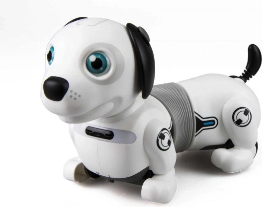 Câine robotic interactiv Dackel cu lumini și minge inteligentă