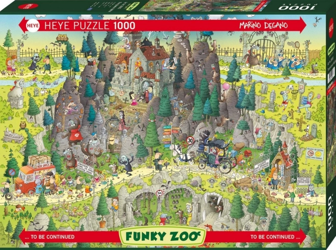 Puzzle Zoo Nebun: Expoziția Transilvania 1000 piese