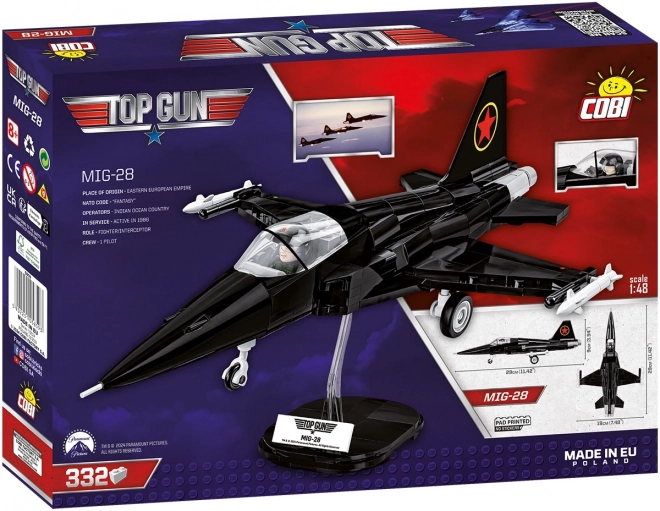 Top Gun MIG-28 Avion de Model COBI