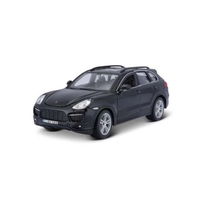 Model metalic Porsche Cayenne Turbo negru la scară 1/24