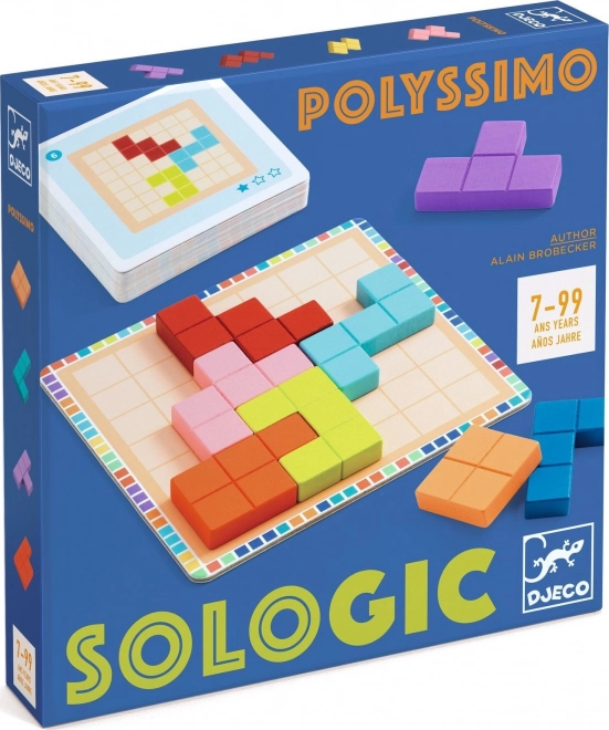 Puzzle de lemn Djeco Polyssimo