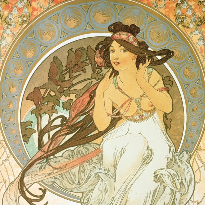 calendar de notițe Alfons Mucha 2025