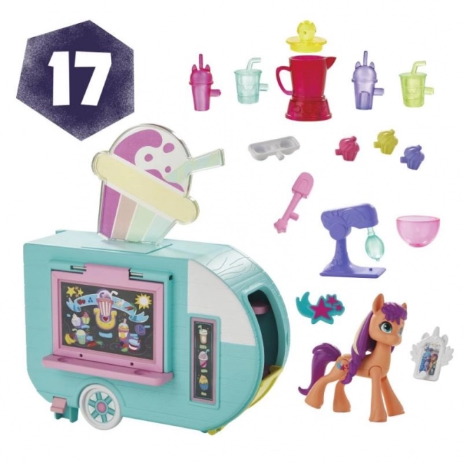 My little pony Sunny și camionul de smoothie-uri