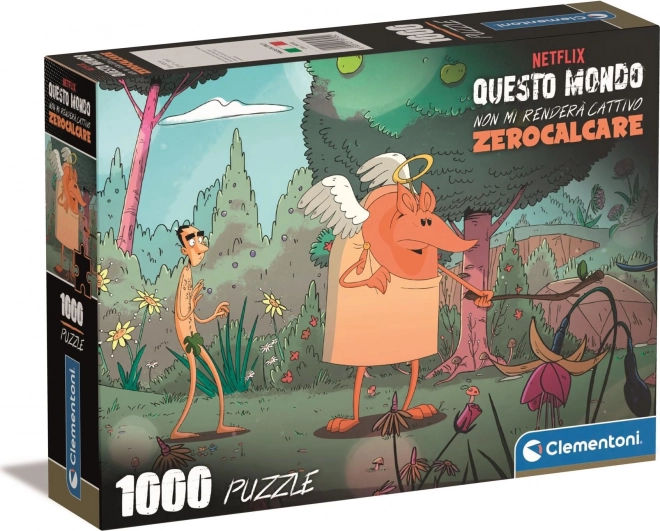 Puzzle CLEMENTONI: Zerocalcare Tenhle svět mě nedostane 1000 de piese