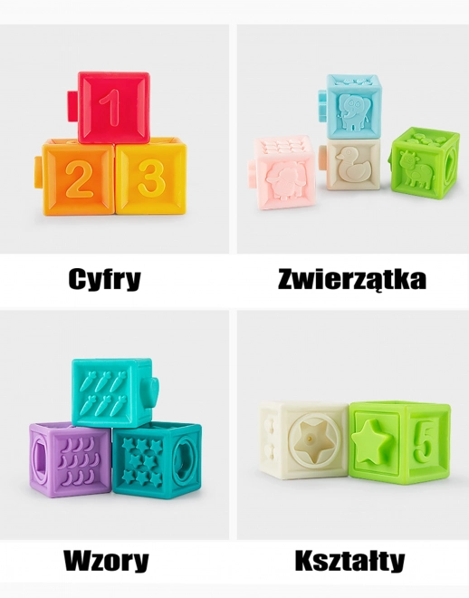 Jucărie senzorială cu puzzle pentru învățarea numerelor și sunetelor Woopie
