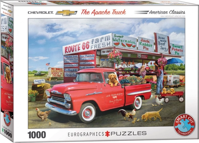 Puzzle chevrolet apache 1000 piese eurographics