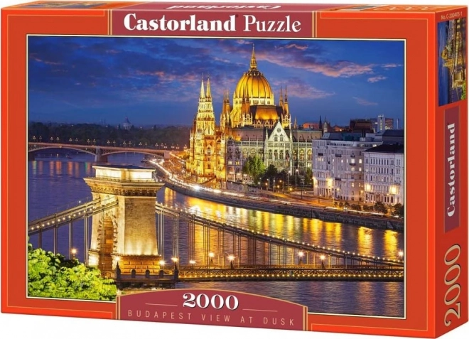 Puzzle Castorland Amurg în Budapesta 2000 piese