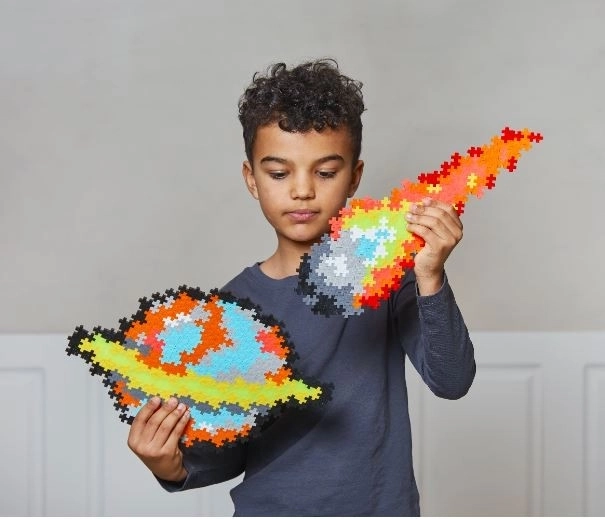 Puzzle Plus-Plus prin numere - Cosmos 500 piese