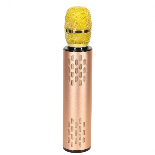 Microfon wireless de karaoke Bluetooth negru – Auriu