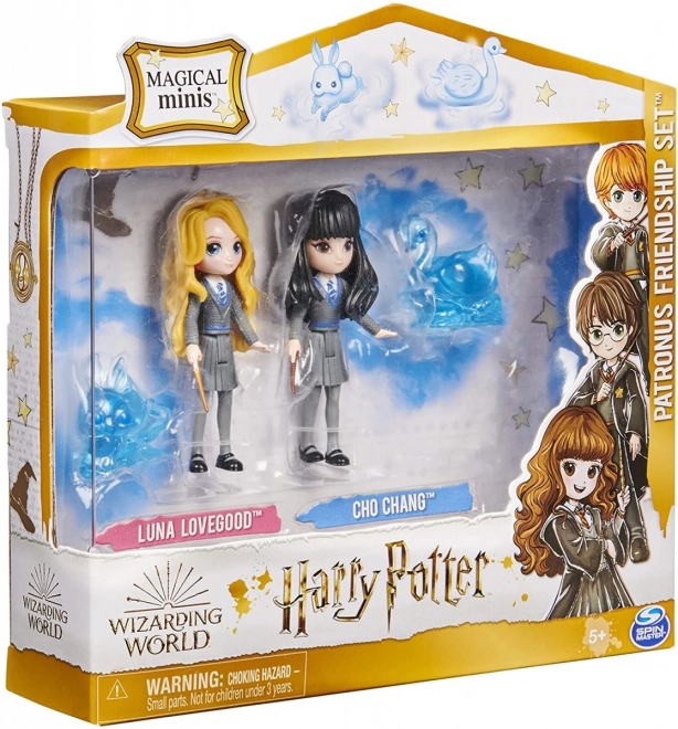 Figurine Harry Potter: Lenka și Cho cu patroni