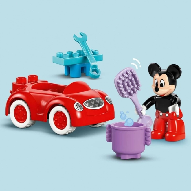 Clubul prietenilor lui Mickey Mouse și mașinuța LEGO DUPLO