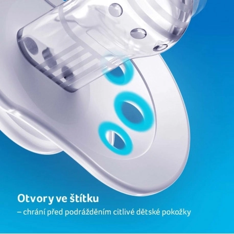Suzete dinamice din silicon LOVI HEY pentru fete 3-6 luni 2 buc