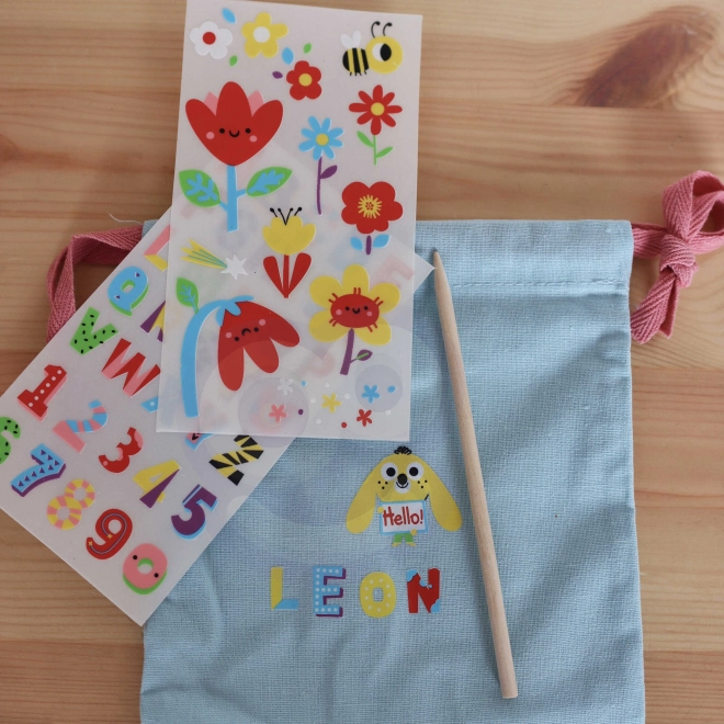 Set creativ geantă magică și stickere Art&Fun