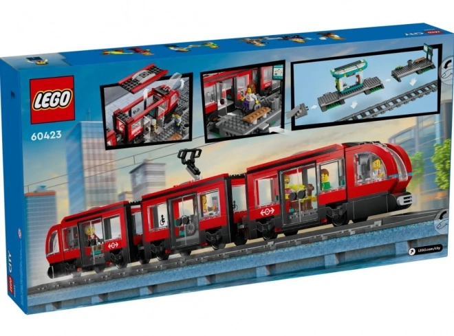 Tramvai Lego City cu stație