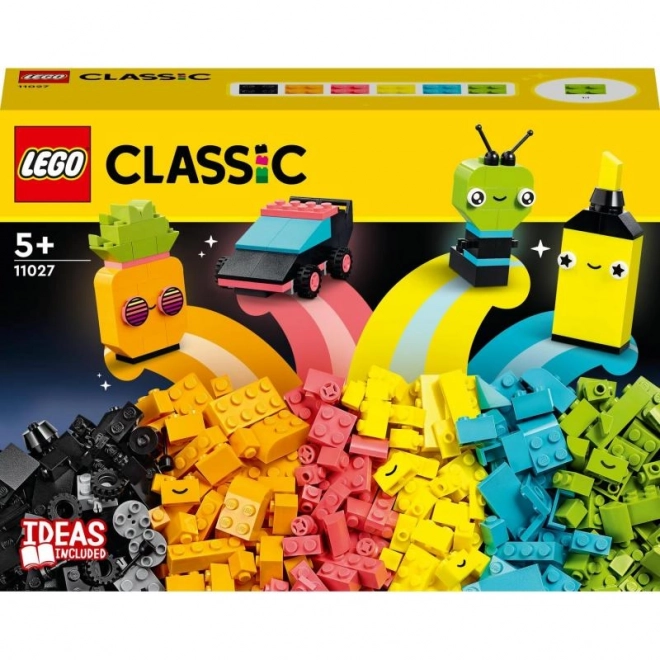 Lego Classic - Distracție creativă cu culori neon