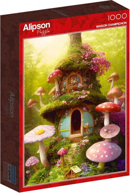 Puzzle Alipson căsuța ciupercă 1000 de piese