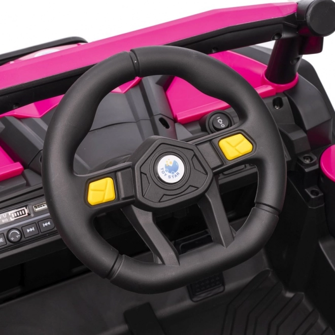 Automobil electric pentru copii Buggy Madman UTV-MX roz