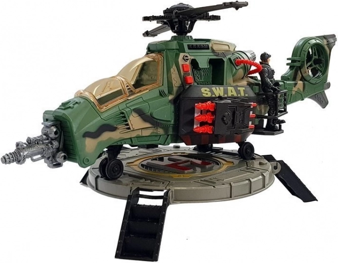 Elicopter SWAT mare cu semnalizare sonoră