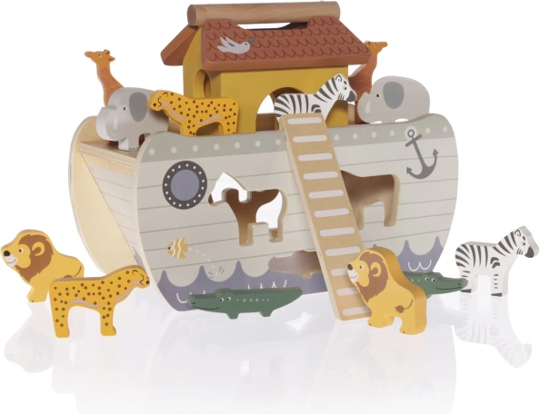 Puzzle din lemn cu arcă, Wood
