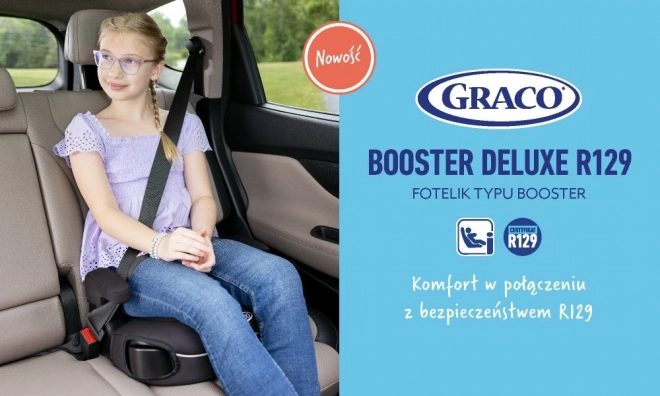 Fotel auto Booster Deluxe I-Size Midnight