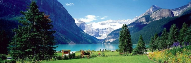 Puzzle panoramice Eurographics Lacul Louise, Canadian Rockies 1000 piese