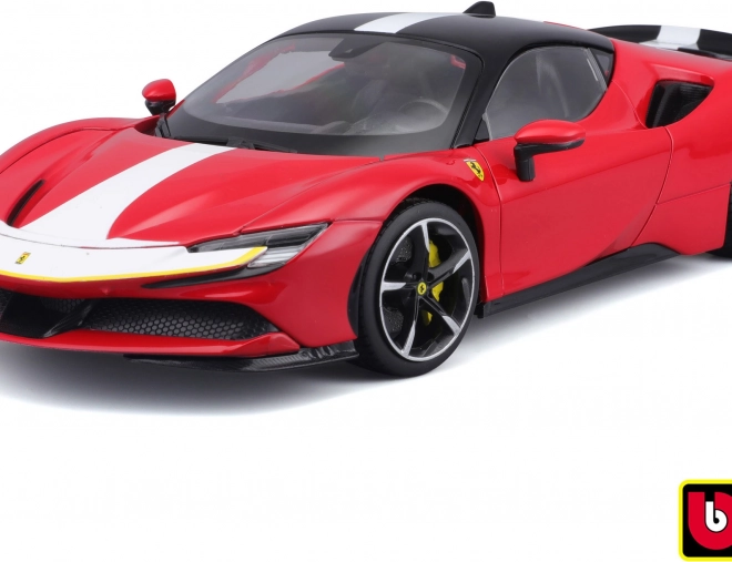 Mașină Ferrari SF90 Stradale Signature Series de la Bburago, roșu