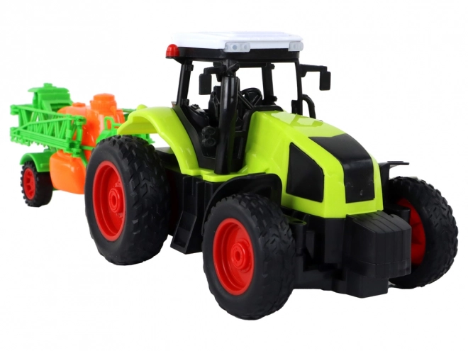 Tractor cu pulverizator RC telecomandat la scară 1:16