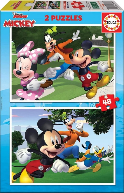 Educa puzzle Mickey și prietenii