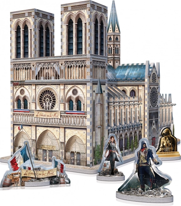 Puzzle 3D Wrebbitt Assassin's Creed Unity: Notre-Dame