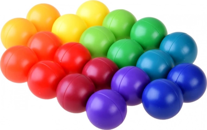 Joc logic educativ cu bile colorate