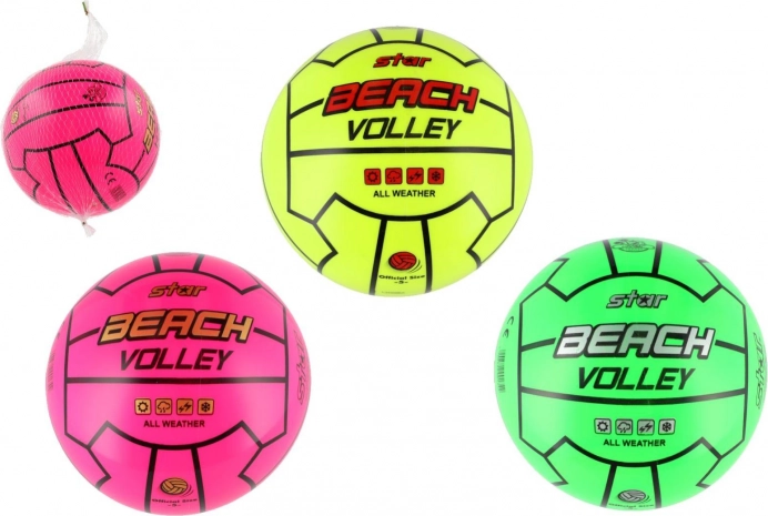 minge de volei pe plajă STAR 23 cm, culori neon