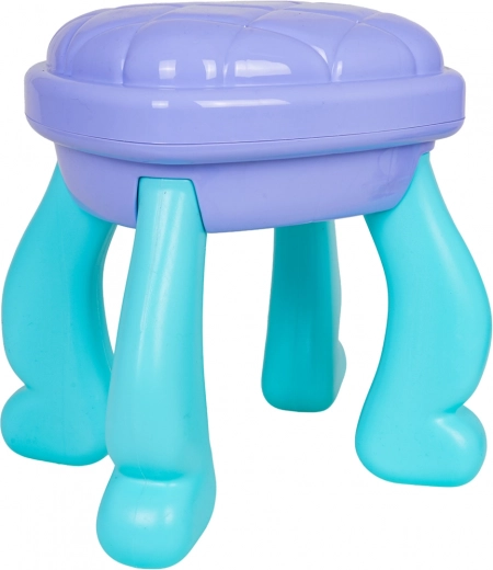 Spații de depozitare practice și scăunel stabil