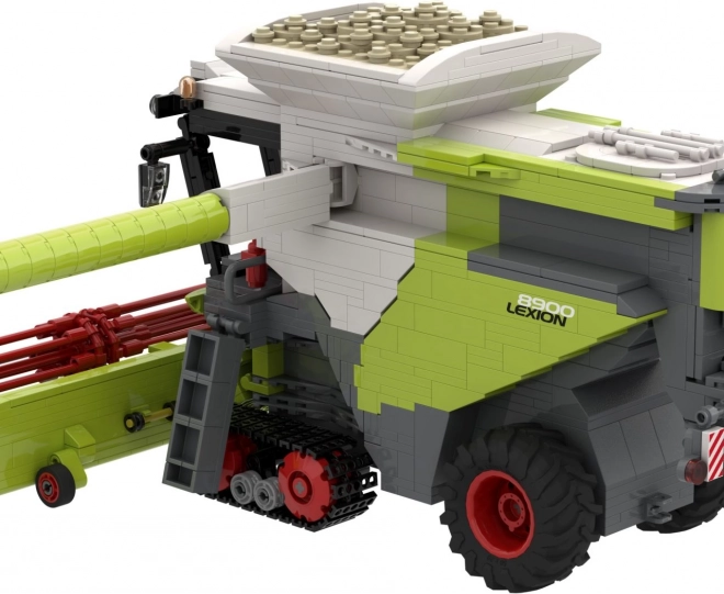 Set de construcție Brixies Plus Claas Lexion 8900 Terra Trac cu remorcă